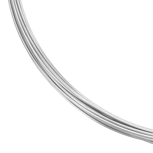 BENECREAT 15 Gauge 1.5mm Titanium Stahldraht, 20m Edelstahl Rundschweißdraht, Schmuckdraht für DIY Schmuckherstellung Zubehör und Basteln BENECREAT 15 Gauge 1.5mm Titanium Stahldraht, 20m Edelstahl Rundschweißdraht, Schmuckdraht für DIY Schmuckherstellung Zubehör und Basteln von BENECREAT