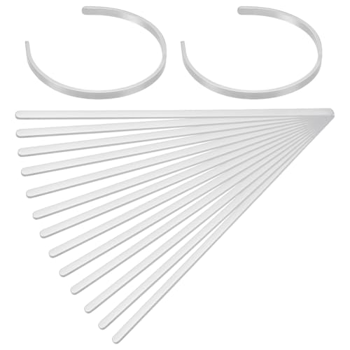 BENECREAT 15 Stück Armbandrohlinge Edelstahl Armreifrohlinge Biegbare Stanzarmbänder Rohlinge Für Die DIY Schmuckherstellung Armband Anpassung 16x4x2mm BENECREAT 15 Stück Armbandrohlinge Edelstahl Armreifrohlinge Biegbare Stanzarmbänder Rohlinge Für Die DIY Schmuckherstellung Armband Anpassung 16x4x2mm von BENECREAT
