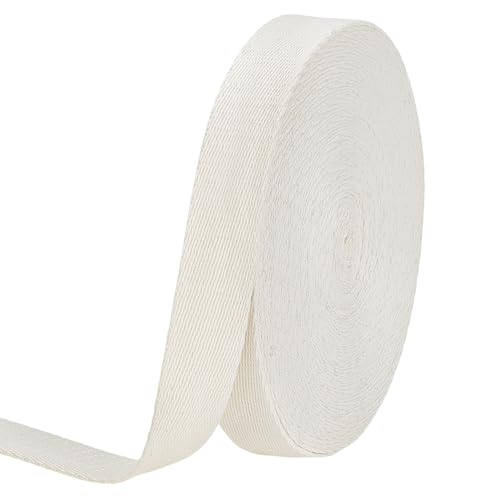 BENECREAT 15 m Baumwollgurtband, 25mm Breites Strapazierfähiges Beiges Gurtband, Schrägband Für Die Herstellung von Bekleidungszubehör Geschenkdekoration Taschengriffen Kreativprojekte Textilprojekte BENECREAT 15 m Baumwollgurtband, 25mm Breites Strapazierfähiges Beiges Gurtband, Schrägband Für Die Herstellung von Bekleidungszubehör Geschenkdekoration Taschengriffen Kreativprojekte Textilprojekte von BENECREAT
