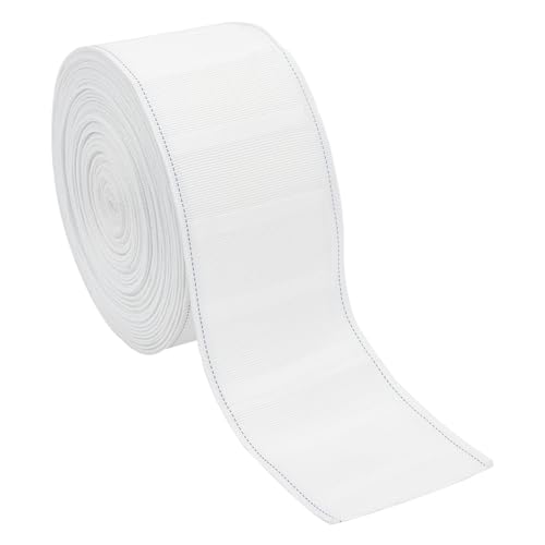 BENECREAT 15m/16 Yards Weißes Vorhangband, 73 mm Faltenband Für Vorhänge, Polyester-Faltenband Für Vorhänge, DIY-Faltenband Für Vorhänge Und Gardinenhaken BENECREAT 15m/16 Yards Weißes Vorhangband, 73 mm Faltenband Für Vorhänge, Polyester-Faltenband Für Vorhänge, DIY-Faltenband Für Vorhänge Und Gardinenhaken von BENECREAT