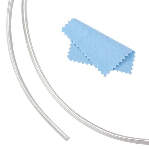 BENECREAT 18 Gauge/1.1mm 999 Sterling Silber Draht, 30 cm Halbrunder Silberfarbener Basteldraht Für Herstellung von DIY-Kunstringen, Ohrringen, Armbändern Und Halsketten, 2.3 mm Breit BENECREAT 18 Gauge/1.1mm 999 Sterling Silber Draht, 30 cm Halbrunder Silberfarbener Basteldraht Für Herstellung von DIY-Kunstringen, Ohrringen, Armbändern Und Halsketten, 2.3 mm Breit von BENECREAT