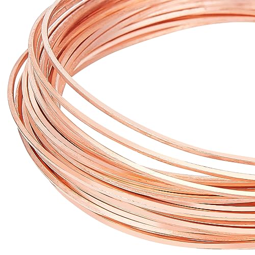 BENECREAT 19.6 Fuß Blanker Kupferdraht, 20 Gague Quadratischer Kupferdraht Anlaufgeschützt Bastel-Schmuckdraht Für Schmuck-DIY, Armbänder, Ohrringe, Blumenhandwerk BENECREAT 19.6 Fuß Blanker Kupferdraht, 20 Gague Quadratischer Kupferdraht Anlaufgeschützt Bastel-Schmuckdraht Für Schmuck-DIY, Armbänder, Ohrringe, Blumenhandwerk von BENECREAT