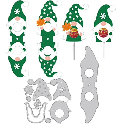 BENECREAT 2 Stk Gnome Muster Stanzformen Schablone, Elf Metall Prägeschablonen Handwerk Prägewerkzeuge Für Karten DIY Scrapbooking Dekorative Albumn, 0.8 mm Dick BENECREAT 2 Stk Gnome Muster Stanzformen Schablone, Elf Metall Prägeschablonen Handwerk Prägewerkzeuge Für Karten DIY Scrapbooking Dekorative Albumn, 0.8 mm Dick von BENECREAT