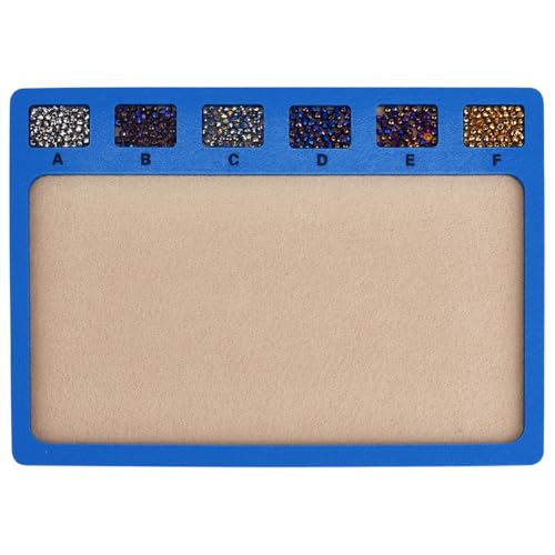 BENECREAT 2 Stück Rechteckige Filzperlen Designbretter 29.4x21cm Kleine Perlenmatte Aus Filz Mit Alphabetischer Perlenablage Perlenpads Für Kunsthandwerk Schmuckherstellung Perlenzubehör (Blau) von BENECREAT