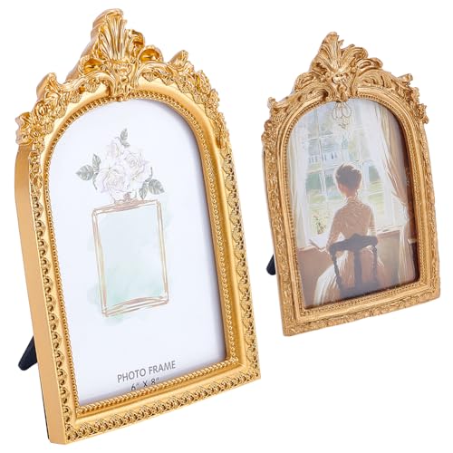 BENECREAT 2 Stück Schmuck Foto Requisitenrahmen 15.2x20.3CM Vintage Bilderrahmen Vintage Schmuck Display Tablett Für Frauen Hochzeitsfoto Requisiten Frauengeschenke Hochzeit von BENECREAT
