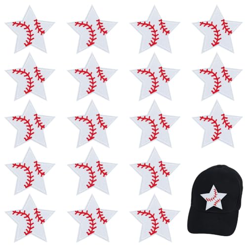 BENECREAT 20 x Baseball Aufnäher Zum Aufbügeln. Gestickte Aufnäher Im Sportstil Dekorative Aufnäher Zum Aufnähen Für DIY Accessoires Kleidung Rucksäcke Hüte Jeans T Shirts Westen BENECREAT 20 x Baseball Aufnäher Zum Aufbügeln. Gestickte Aufnäher Im Sportstil Dekorative Aufnäher Zum Aufnähen Für DIY Accessoires Kleidung Rucksäcke Hüte Jeans T Shirts Westen von BENECREAT