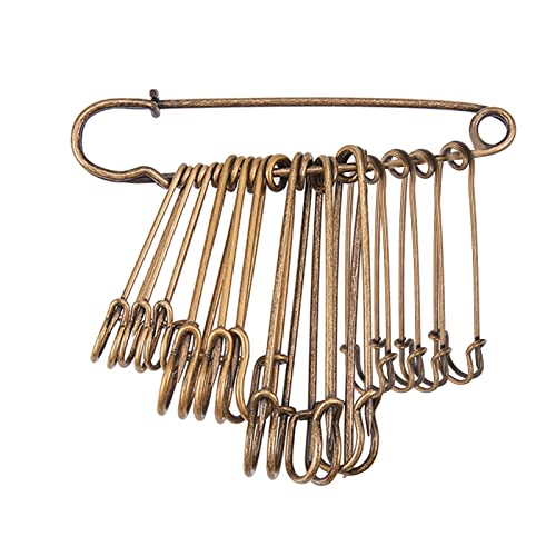 BENECREAT 20PCS Premium Qualitat 4-Gro?e Pack von Sicherheitsnadeln Safety Pins Pack, Beste Nahzubehor Kit fur Babykleidung, Decken, Rocke, Kilts, Gestrick, Kunsthandwerk & Kunst, antike Bronze Farbe BENECREAT 20PCS Premium Qualitat 4-Gro?e Pack von Sicherheitsnadeln Safety Pins Pack, Beste Nahzubehor Kit fur Babykleidung, Decken, Rocke, Kilts, Gestrick, Kunsthandwerk & Kunst, antike Bronze Farbe von BENECREAT