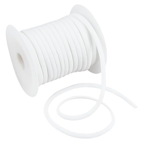 BENECREAT 20m elastische Schnur, 5mm weiße Dehnbare Schnur für Haargummis, Stirnbänder, elastische Polyesterschnur zum Nähen, Basteln und für Kunstprojekte DIY BENECREAT 20m elastische Schnur, 5mm weiße Dehnbare Schnur für Haargummis, Stirnbänder, elastische Polyesterschnur zum Nähen, Basteln und für Kunstprojekte DIY von BENECREAT