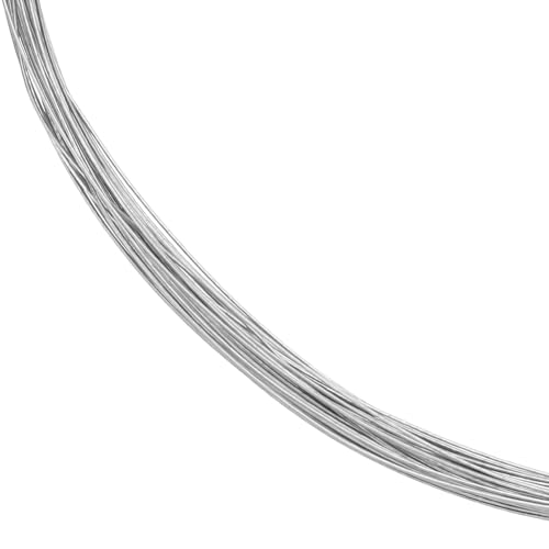 BENECREAT 26 Gauge/0.4mm Titanium Stahldraht, 20m Silver Round Welding Wire Craft Jewelry Wire für Schmuck Kopfbedeckung Herstellung, Galvanik, Verarbeitende Industrie BENECREAT 26 Gauge/0.4mm Titanium Stahldraht, 20m Silver Round Welding Wire Craft Jewelry Wire für Schmuck Kopfbedeckung Herstellung, Galvanik, Verarbeitende Industrie von BENECREAT