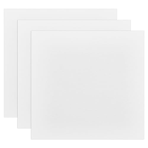 BENECREAT 3 Stück 30.5x28 cm Weißes Rechteckiges Keramikfaserpapier, Mikrowellen-Ofenpapiere Für DIY-Fusing-Glasschmuck-Keramik-Kunsthandwerk, 3 mm Dick von BENECREAT