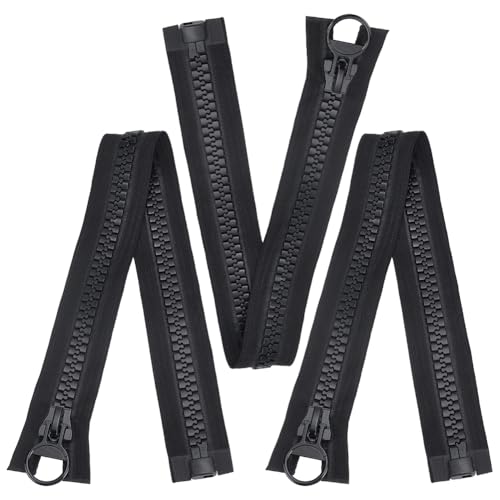 BENECREAT 3 Stück 63.5cm #20 Super Große Trennreißverschlüsse Aus Kunststoff Schwarze Robuste Harzreißverschlüsse Zum Nähen von Zelten Mänteln Bootsabdeckungen Und Segeltuch BENECREAT 3 Stück 63.5cm #20 Super Große Trennreißverschlüsse Aus Kunststoff Schwarze Robuste Harzreißverschlüsse Zum Nähen von Zelten Mänteln Bootsabdeckungen Und Segeltuch von BENECREAT