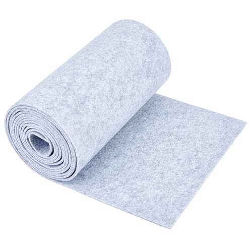 BENECREAT 3m X 24cm Filzstoff Rollen, 1mm Dicker Hellgrau Polyester Filzunterlage Zuschneiden Dekoration Filzmatte zum Basteln, Quilten Nähen, Kleider BENECREAT 3m X 24cm Filzstoff Rollen, 1mm Dicker Hellgrau Polyester Filzunterlage Zuschneiden Dekoration Filzmatte zum Basteln, Quilten Nähen, Kleider von BENECREAT