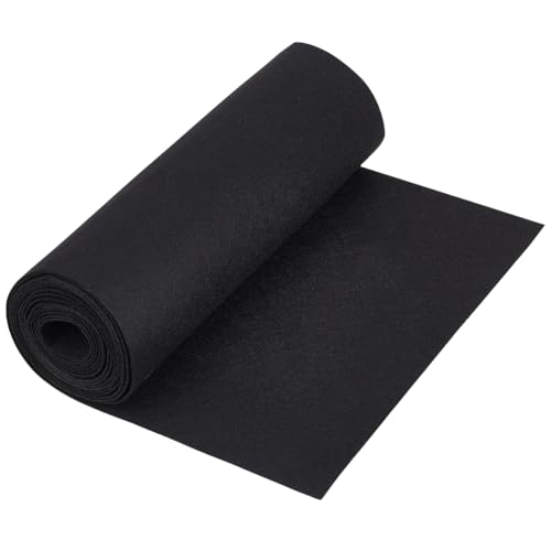 BENECREAT 3m X 30cm Filzstoff Rollen, 1mm Dicker Schwarz Polyester Filzunterlage Zuschneiden Dekoration Filzmatte zum Basteln, Quilten Nähen, Kleider BENECREAT 3m X 30cm Filzstoff Rollen, 1mm Dicker Schwarz Polyester Filzunterlage Zuschneiden Dekoration Filzmatte zum Basteln, Quilten Nähen, Kleider von BENECREAT