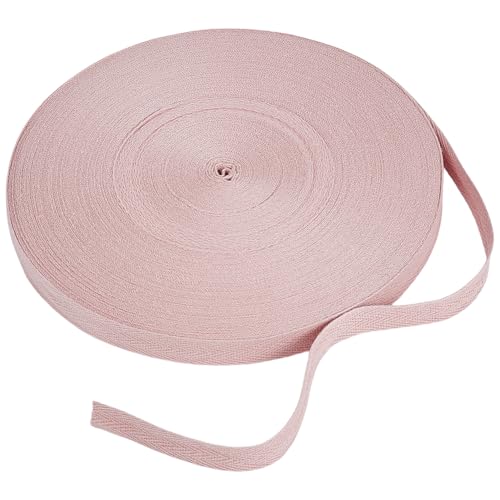 BENECREAT 45.72m/50 Yards dunklen Lachs Baumwolle Köper Band, 15mm breit Nähen Köper Band Baumwolle Band Bias Bindung für Nähen Geschenk verpacken DIY Craft Making von BENECREAT