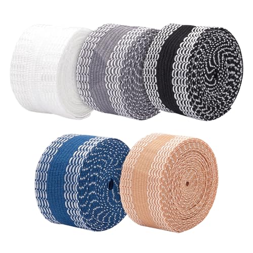 BENECREAT 5 Rolle 10m Edge Shorten Selbstklebende Hosenmundpaste, 25 mm Dickes Hosenkürzband Zum Aufbügeln Säumband Für Kleidung, Vorhang, Anzug-Jeanshose, Rock BENECREAT 5 Rolle 10m Edge Shorten Selbstklebende Hosenmundpaste, 25 mm Dickes Hosenkürzband Zum Aufbügeln Säumband Für Kleidung, Vorhang, Anzug-Jeanshose, Rock von BENECREAT