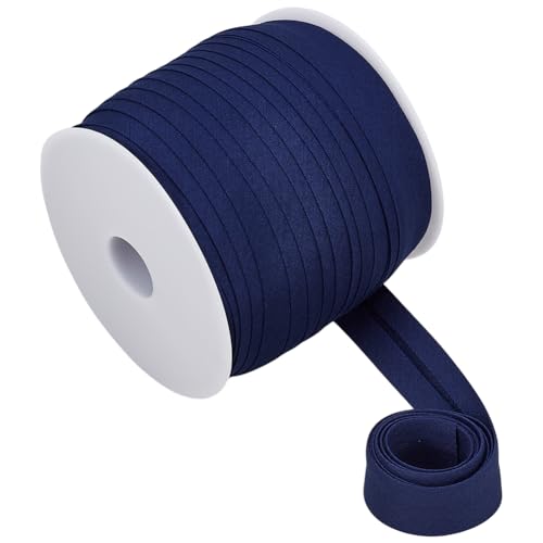 BENECREAT 50 m Schrägband Mit Einfacher Falte 21mm Breites Dunkelblaues Schrägband Aus Polycotton Saumband Zum Nähen von DIY Kleidungsstücken Nähen Rohrleitungen Quilten BENECREAT 50 m Schrägband Mit Einfacher Falte 21mm Breites Dunkelblaues Schrägband Aus Polycotton Saumband Zum Nähen von DIY Kleidungsstücken Nähen Rohrleitungen Quilten von BENECREAT
