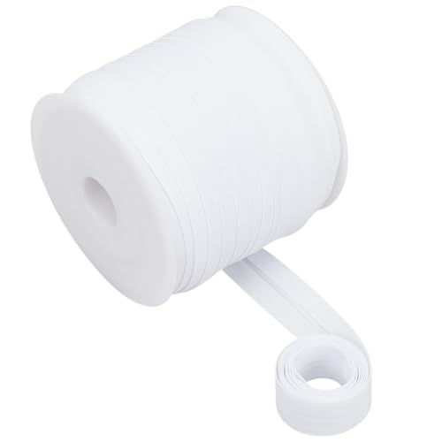 BENECREAT 50 m Schrägband Mit Einfacher Falte 21mm Breites Weißes Schrägband Aus Polycotton Saumband Zum Nähen von DIY Kleidungsstücken Nähen Rohrleitungen Quilten BENECREAT 50 m Schrägband Mit Einfacher Falte 21mm Breites Weißes Schrägband Aus Polycotton Saumband Zum Nähen von DIY Kleidungsstücken Nähen Rohrleitungen Quilten von BENECREAT
