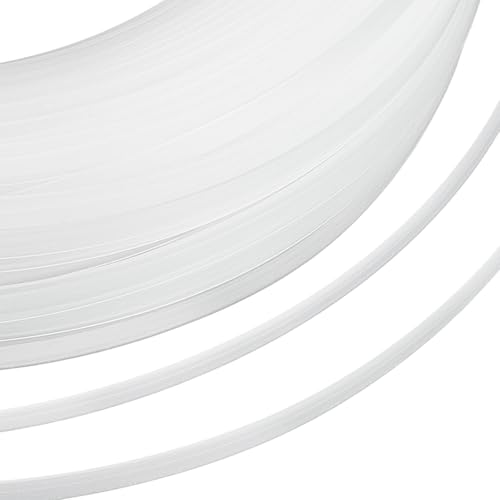 BENECREAT 50m/54.6Yards Weißer Gelknochen aus Kunststoff, 6mm Boning Roll für Korsetts, Hochzeitskleider, Brautkleider, Bademode, Hüte, Handtaschen & Dessous von BENECREAT