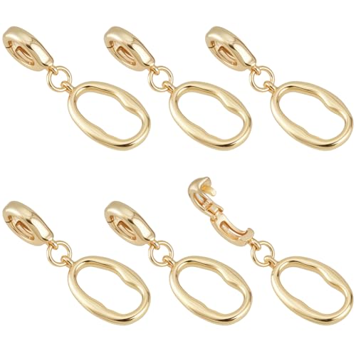 BENECREAT 6 Stück 14 Karat vergoldete Legierung Perlenverschlüsse Set, 2,8 cm Länge, Zinklegierung, Twister-Verschlüsse für Ohrringe, Armbänder, Halsketten, Schmuckherstellung BENECREAT 6 Stück 14 Karat vergoldete Legierung Perlenverschlüsse Set, 2,8 cm Länge, Zinklegierung, Twister-Verschlüsse für Ohrringe, Armbänder, Halsketten, Schmuckherstellung von BENECREAT