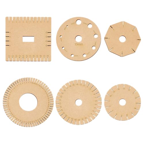 BENECREAT 6 Stück Flechtscheibe Für Holzarmbänder, 6 Stile Rechteckige Runde Perlenschnurscheibe Platte Zum Flechten von Seilen Für Herstellung von Freundschaftsbändern Basteln Diy BENECREAT 6 Stück Flechtscheibe Für Holzarmbänder, 6 Stile Rechteckige Runde Perlenschnurscheibe Platte Zum Flechten von Seilen Für Herstellung von Freundschaftsbändern Basteln Diy von BENECREAT