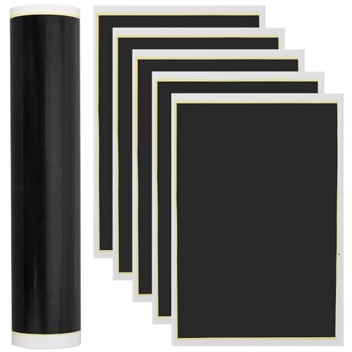 BENECREAT 6 Stück Lasergravur Papier, 39x27cm Gravierpapier für Laser, Schwarzes Markierungspapier Zum Schneiden von Keramik Glas Und Metall BENECREAT 6 Stück Lasergravur Papier, 39x27cm Gravierpapier für Laser, Schwarzes Markierungspapier Zum Schneiden von Keramik Glas Und Metall von BENECREAT
