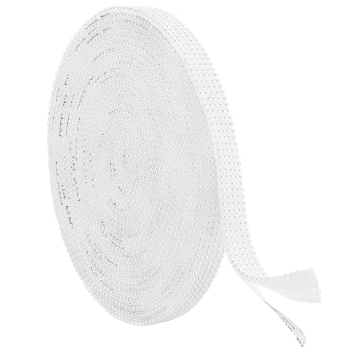 BENECREAT 6 Yard Perlenwickelrolle 5 Reihe Selbstklebendes Perlenband Weißes Perlenband Wickelrollenstreifen Zum Basteln DIY Kunst Dekoration Hochzeit Geburtstag Party 14.5x3.5mm BENECREAT 6 Yard Perlenwickelrolle 5 Reihe Selbstklebendes Perlenband Weißes Perlenband Wickelrollenstreifen Zum Basteln DIY Kunst Dekoration Hochzeit Geburtstag Party 14.5x3.5mm von BENECREAT