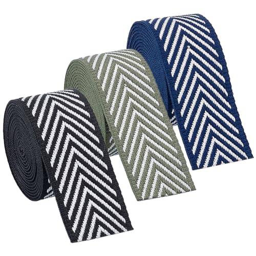 BENECREAT 6 Yards/5.4m 3 Farben Polyester Twill Band, 1mm Breites Pfeilmuster-Gurtband Herringbone-Gurtbandrolle Für Schürzen-Nähen Kleiderherstellung Basteln, 2 Meter/Farbe BENECREAT 6 Yards/5.4m 3 Farben Polyester Twill Band, 1mm Breites Pfeilmuster-Gurtband Herringbone-Gurtbandrolle Für Schürzen-Nähen Kleiderherstellung Basteln, 2 Meter/Farbe von BENECREAT