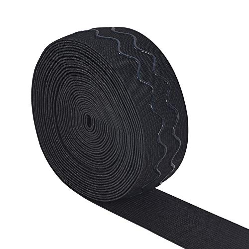 BENECREAT 6 Yards 36 mm breites rutschfestes Silikon Gummiband zum Nähen von Kleidungsstücken, schwarz BENECREAT 6 Yards 36 mm breites rutschfestes Silikon Gummiband zum Nähen von Kleidungsstücken, schwarz von BENECREAT