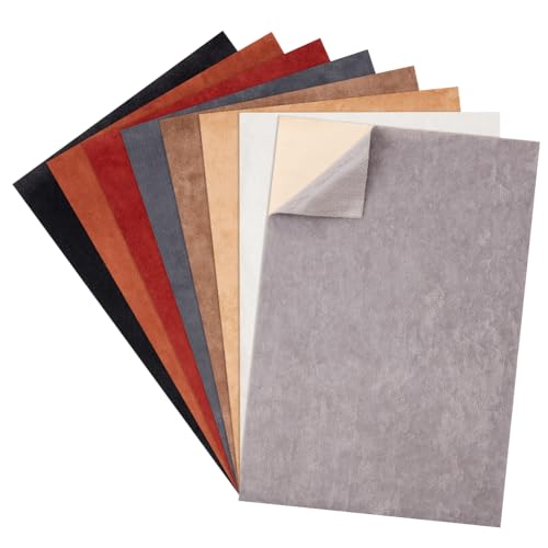 BENECREAT 8 Stück Samt-Klebefolien, 20x30cm Stoffflicken Aus Samtstoff Selbstklebender Stoffreparaturflicken Für Reparatur von Stoffsofas, Autositze, Heimdekoration, 0.8mm Dick BENECREAT 8 Stück Samt-Klebefolien, 20x30cm Stoffflicken Aus Samtstoff Selbstklebender Stoffreparaturflicken Für Reparatur von Stoffsofas, Autositze, Heimdekoration, 0.8mm Dick von BENECREAT