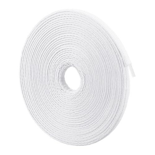 BENECREAT 9,1 m Baumwollüberzogene Stäbchen, 1,2 cm Polyester-Stäbchen, weißer BH, Poly-Stäbchen, Nähen, Kleidungszubehör für Korsetts, Brautkleider, Dessous, Hüte, Kleid von BENECREAT