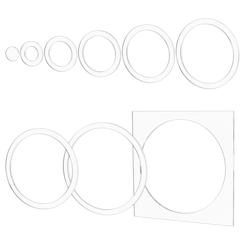 BENECREAT 9 Stück Ringfräser-Schablonen, 25,4 cm, 21,6 cm, 19,6 cm, 16,6 cm, 14,5 cm, 8,9 cm, 6,5 cm, 6,5 cm, 6,5 cm, 3,5 cm, 3,5 cm, 3,5 cm, 3,5 cm, 3,8 cm, 3,8 cm, 3, BENECREAT 9 Stück Ringfräser-Schablonen, 25,4 cm, 21,6 cm, 19,6 cm, 16,6 cm, 14,5 cm, 8,9 cm, 6,5 cm, 6,5 cm, 6,5 cm, 3,5 cm, 3,5 cm, 3,5 cm, 3,5 cm, 3,8 cm, 3,8 cm, 3, von BENECREAT