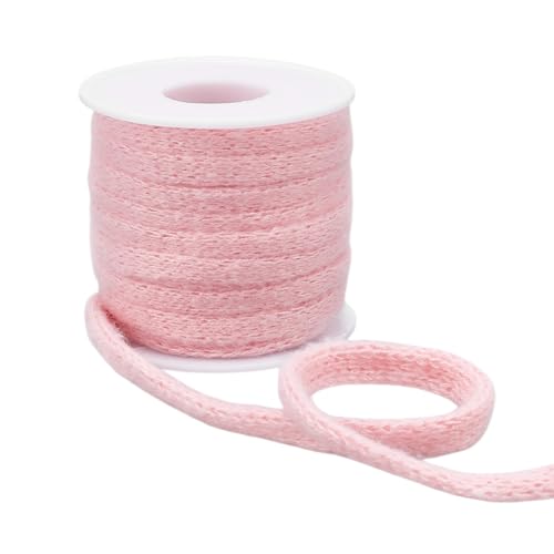 BENECREAT 9 m Rosa Schlauchband 10mm Breites Polyester Netzrohr Elastische Stoffbänder Netzschläuche Zum Basteln Für Geschenkverpackungen Blumensträuße Hochzeitskränze Weihnachten von BENECREAT