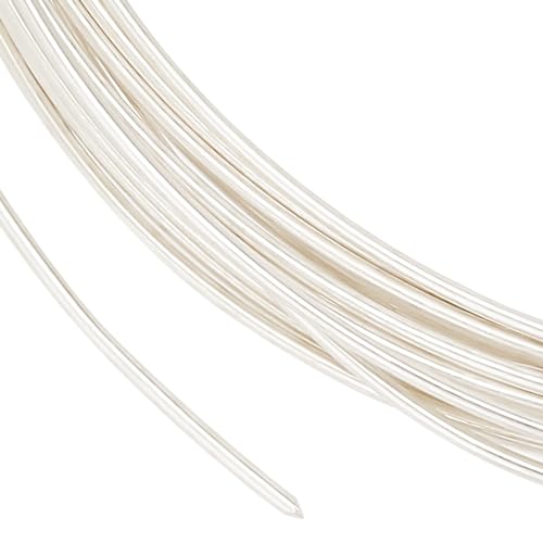 BENECREAT 999er Sterlingsilberdraht, rund, 24 Gauge, 1,8 m, für Schmuckherstellung, Spulenprojekte, Armbänder und Ohrringe BENECREAT 999er Sterlingsilberdraht, rund, 24 Gauge, 1,8 m, für Schmuckherstellung, Spulenprojekte, Armbänder und Ohrringe von BENECREAT