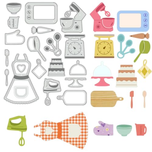 BENECREAT Backwerkzeuge Stanzformen, Schablonen Für Küchenutensilien, Schürzen Handschuhe Dekorative Prägeschablonen Für Scrapbooking, Fotoalbum, Grußkartenherstellung, 0.8 mm Dick BENECREAT Backwerkzeuge Stanzformen, Schablonen Für Küchenutensilien, Schürzen Handschuhe Dekorative Prägeschablonen Für Scrapbooking, Fotoalbum, Grußkartenherstellung, 0.8 mm Dick von BENECREAT