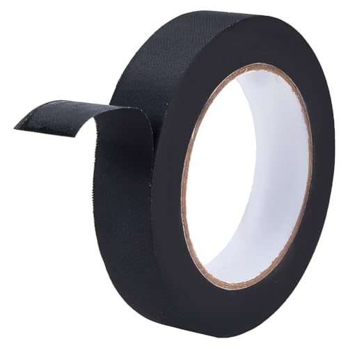 BENECREAT Buchbindeband, 45 m Schwarzes Nylon-Klebeband, Buchbinde-Reparaturband Für Bastelarbeiten Und Buchreparatur, 25 mm von BENECREAT