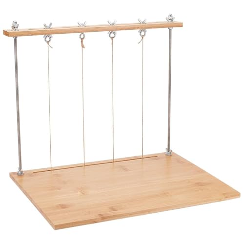 BENECREAT Buchbinder-Nährahmen-Set, Holzbuchbinder-Kits, rechteckig, DIY-Buchbindewerkzeuge für handgefertigte Bücher, DIY-Buchbinden BENECREAT Buchbinder-Nährahmen-Set, Holzbuchbinder-Kits, rechteckig, DIY-Buchbindewerkzeuge für handgefertigte Bücher, DIY-Buchbinden von BENECREAT