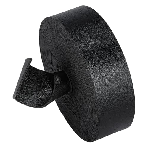 BENECREAT Doppelseitiger Kunstlederstreifen, 3,1 cm breit, Litschi-Muster, Lederband für Bastelprojekte, Haustierhalsbänder, Gürtel, Schmuck, Schwarz, 50 cm BENECREAT Doppelseitiger Kunstlederstreifen, 3,1 cm breit, Litschi-Muster, Lederband für Bastelprojekte, Haustierhalsbänder, Gürtel, Schmuck, Schwarz, 50 cm von BENECREAT