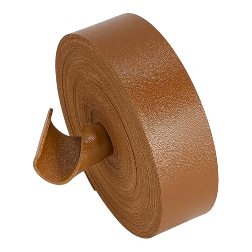 BENECREAT Doppelseitiger Kunstlederstreifen, 400 cm, 3,1 cm breit, Litschi-Muster, Lederband für Bastelprojekte, Haustierhalsbänder, Gürtel, Schmuck von BENECREAT