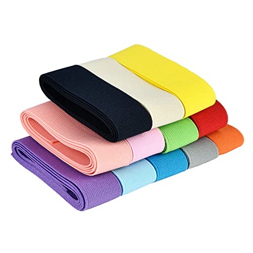 BENECREAT Elastisches Band, 30 mm breit, dehnbar, zum Nähen und Basteln, 12 Farben, 13 Meter BENECREAT Elastisches Band, 30 mm breit, dehnbar, zum Nähen und Basteln, 12 Farben, 13 Meter von BENECREAT