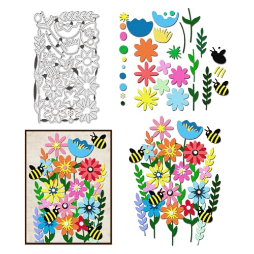 BENECREAT Integrierte Flora Stanzformen, Blumen Blätter Kohlenstoffstahl Prägewerkzeug stanzt Metallschablonen für DIY Scrapbooking, Fotoalbum, dekorative Prägung und Papierkarte BENECREAT Integrierte Flora Stanzformen, Blumen Blätter Kohlenstoffstahl Prägewerkzeug stanzt Metallschablonen für DIY Scrapbooking, Fotoalbum, dekorative Prägung und Papierkarte von BENECREAT
