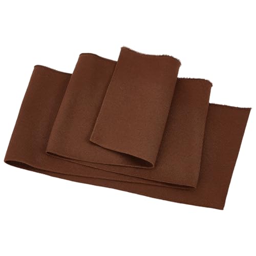 BENECREAT Rippbündchenstoff, 100x15 cm Stretch-Feinripp-Strickstoff, Kokosnussbraun Elastisches Strickmaterial Für Hosenbund, Nackenband, Manschetten, Jackenverlängerung, Bekleidungszubehör BENECREAT Rippbündchenstoff, 100x15 cm Stretch-Feinripp-Strickstoff, Kokosnussbraun Elastisches Strickmaterial Für Hosenbund, Nackenband, Manschetten, Jackenverlängerung, Bekleidungszubehör von BENECREAT