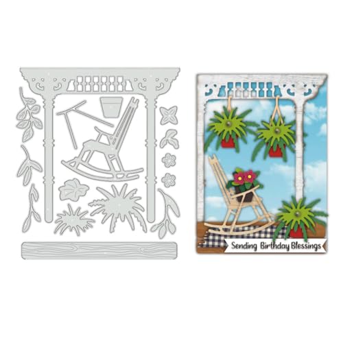BENECREAT-Stanzformen Für Hofelemente, Gebäudestuhl-Stanzformen Prägeschablonen Vorlage Für Herstellung von Papierkarten, Dekoration, DIY, Scrapbooking, Album, Basteldekoration BENECREAT-Stanzformen Für Hofelemente, Gebäudestuhl-Stanzformen Prägeschablonen Vorlage Für Herstellung von Papierkarten, Dekoration, DIY, Scrapbooking, Album, Basteldekoration von BENECREAT