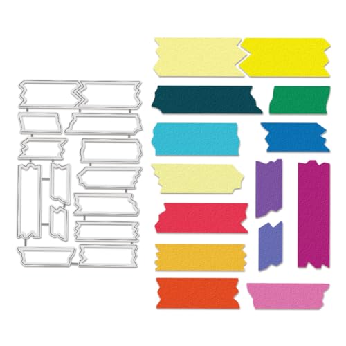 BENECREAT Stanzformen Für Unregelmäßige Banner, 14 Stück Tags Label Metallschablonen Dekorative Prägeschablonen Für Scrapbooking, Fotoalbum, Grußkartenherstellung, 0.8 mm Dick BENECREAT Stanzformen Für Unregelmäßige Banner, 14 Stück Tags Label Metallschablonen Dekorative Prägeschablonen Für Scrapbooking, Fotoalbum, Grußkartenherstellung, 0.8 mm Dick von BENECREAT