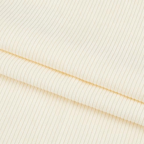 BENECREAT Cremefarbe Cordstoff, 100x155 cm DIY Nähen Handwerk Materialien Cord Polsterstoff Zum Nähen Mantel Hemd Kleid Hosen Kostüm Sofa DIY BENECREAT Cremefarbe Cordstoff, 100x155 cm DIY Nähen Handwerk Materialien Cord Polsterstoff Zum Nähen Mantel Hemd Kleid Hosen Kostüm Sofa DIY von BENECREAT