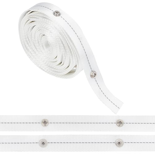 BENECREAT White Curtain Glide Tape, 5.47 Yards/5m RV Curtain Strips 24.5mm Fensterabdeckung Hardware für Vorhang Decke oder Wand montieren Vorhang Track BENECREAT White Curtain Glide Tape, 5.47 Yards/5m RV Curtain Strips 24.5mm Fensterabdeckung Hardware für Vorhang Decke oder Wand montieren Vorhang Track von BENECREAT