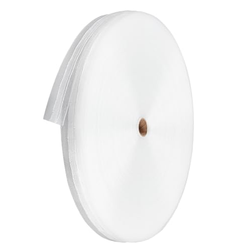 BENECREAT WhiteSmoke Vorhang-Faltenband, 100m X 24mm Nylon Raffung Gardinenband Klar Vorhangstoff Für Wohnkultur Volants DIY Handwerk BENECREAT WhiteSmoke Vorhang-Faltenband, 100m X 24mm Nylon Raffung Gardinenband Klar Vorhangstoff Für Wohnkultur Volants DIY Handwerk von BENECREAT