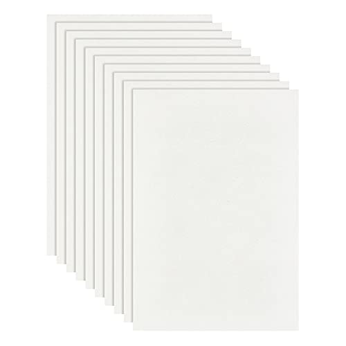 BENEREAT 10Stück 29.7x21cm Keramikfaser-Rechteckpapier Weißes Mikrowellenofenpapier Zum Selbermachen von Glasschmuck von BENECREAT