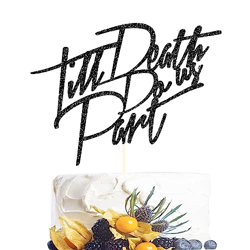 Til Death Do Us Part Hochzeitstortenaufsatz, Till Death Do Us Party, Junggesellinnenabschied, Halloween-Dekoration für Junggesellinnenabschiede. Til Death Do Us Part Hochzeitstortenaufsatz, Till Death Do Us Party, Junggesellinnenabschied, Halloween-Dekoration für Junggesellinnenabschiede. von BEOXAGAR