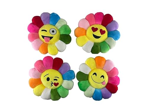 BEPER Plüschkissen Blume, 30 cm, 4 Emotionen, weiches Polyester, waschbar, Kissen für Kinder, Kinderzimmer und Reisen, 0 m + BEPER Plüschkissen Blume, 30 cm, 4 Emotionen, weiches Polyester, waschbar, Kissen für Kinder, Kinderzimmer und Reisen, 0 m + von BEPER