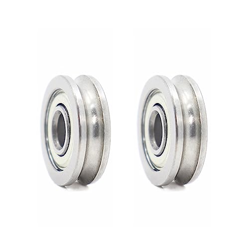 BERWENNY 10PCS MR83ZZ Außenring mit U-Nut Edelstahllager 3 * 8 * 3mm Miniatur MR 83 ZZ U-Nut Radlager von BERWENNY